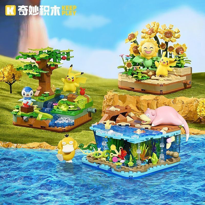 ตรัสรู้ Keeppley Wonderful Building Blocks Pokemon Partners Series ของ ...