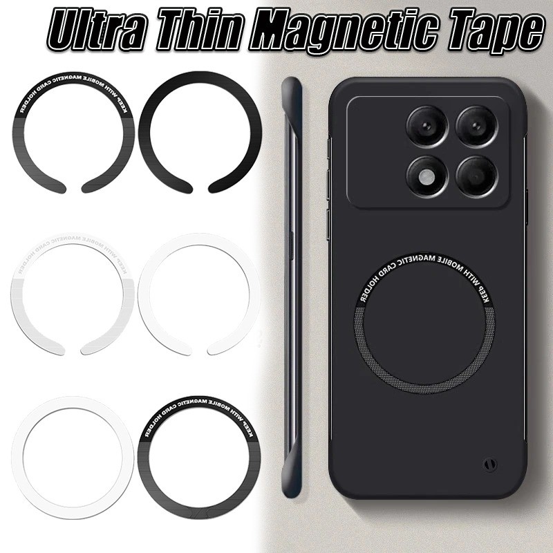 แหวนโลหะสําหรับเครื่องชาร์จโทรศัพท์ไร้สายแบบแม่เหล็ก Magsafe Q Shape ...