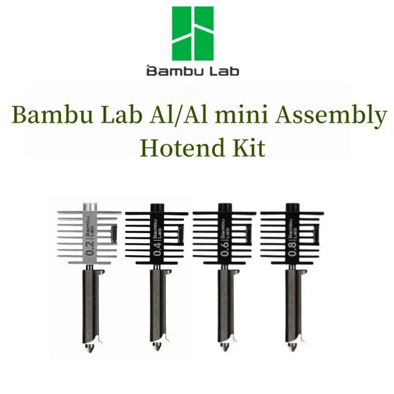 Bamboo lab original 0.4mm A1 Mini nozzle assembly hotend kit 0.2mm ...
