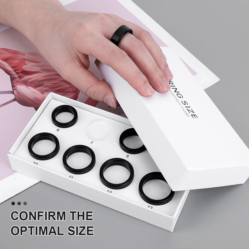 Smart Ring Sizing Kit ค้นหาแหวนที่สมบูรณ์แบบขนาด 8 ขนาดแหวนตัวอย่างขนาด ...