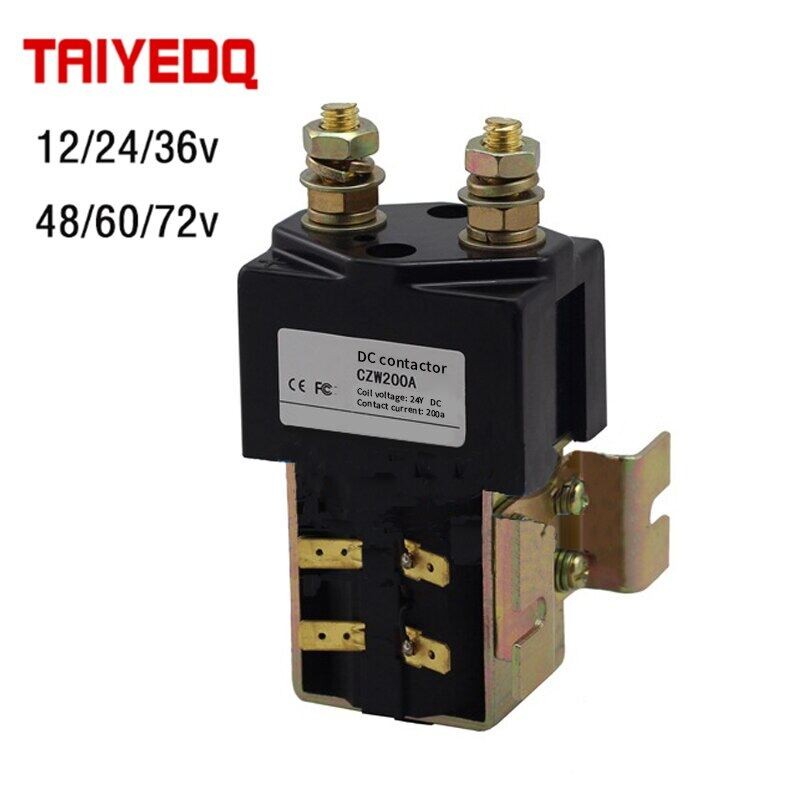 Czw200a/48v DC Contactor ไฟฟ้า DC Contactor สวิทช์ 200A สําหรับยานพาหนะ ...
