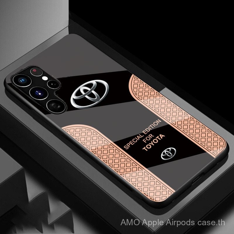 คลาสสิกหรูหรารถรูปแบบ Toyota เคสโทรศัพท์กระจกนิรภัย All Inclusive เคส ...