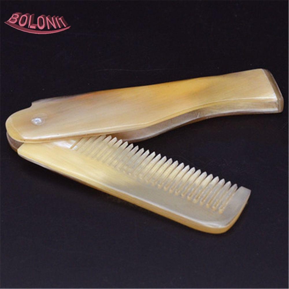 BO Yak Horn Comb Girl Hairdressing หวีนวดแบบพกพา | Shopee Thailand