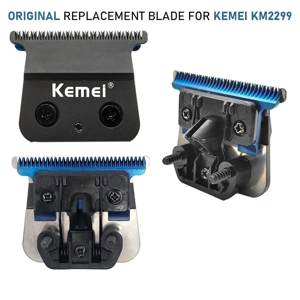 プロ仕様理髪用バリカン交換刃、KEMEI KM2299 男性用ヘアトリマー対応
