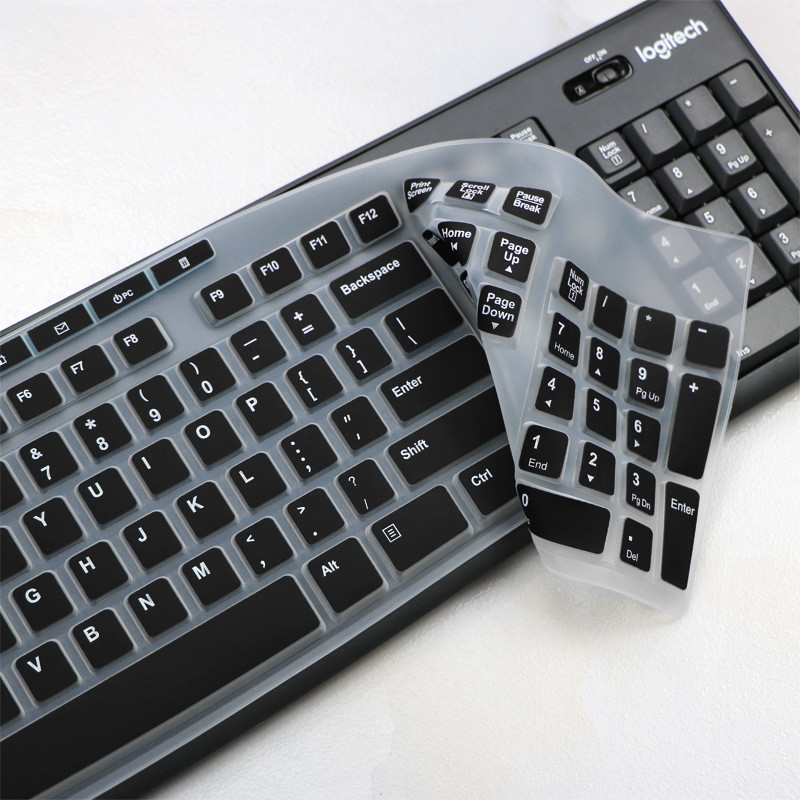 ฝาครอบคีย์บอร์ดซิลิคอนสําหรับ Logitech MK270 MK275 คอมพิวเตอร์ Soft ...