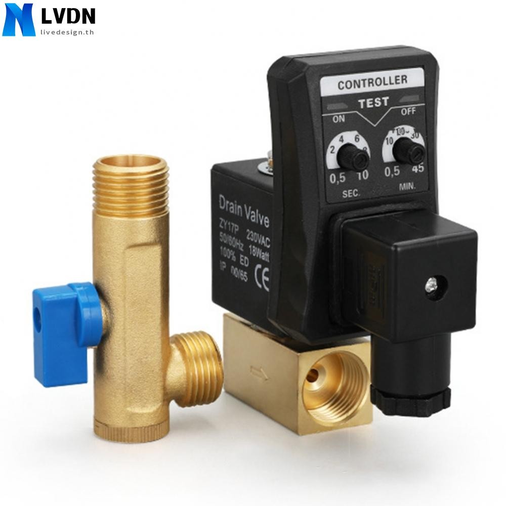 วาล์วระบายน้ําอิเล็กทรอนิกส์อัตโนมัติ Compressed Air Fystem Split ...