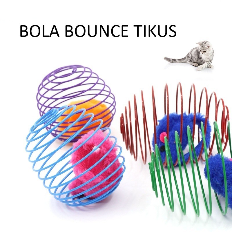Bounce Mouse Ball เมาส์ที่เต็มไปด้วยของเล่นสําหรับแมวและสุนัขสัตว์ของ ...