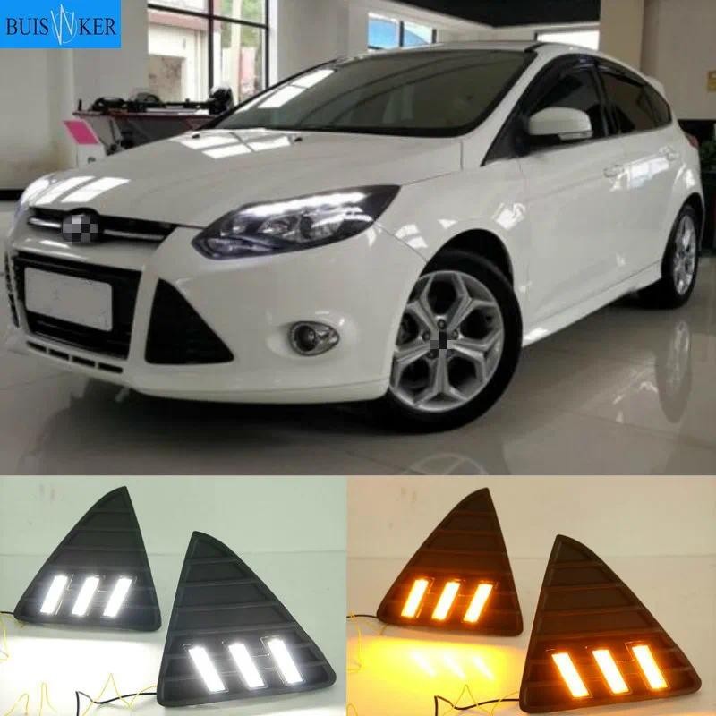 สําหรับ ford focus 3 LED ไฟหน้าสําหรับ ford focus MK3 ไฟ LED 2012 ...