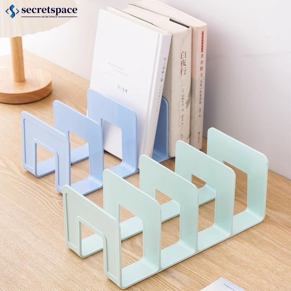 Secretspace 4 ตาราง Bookends ขาตั้งชั้นวางหนังสือ Desktop Decor Storage ...
