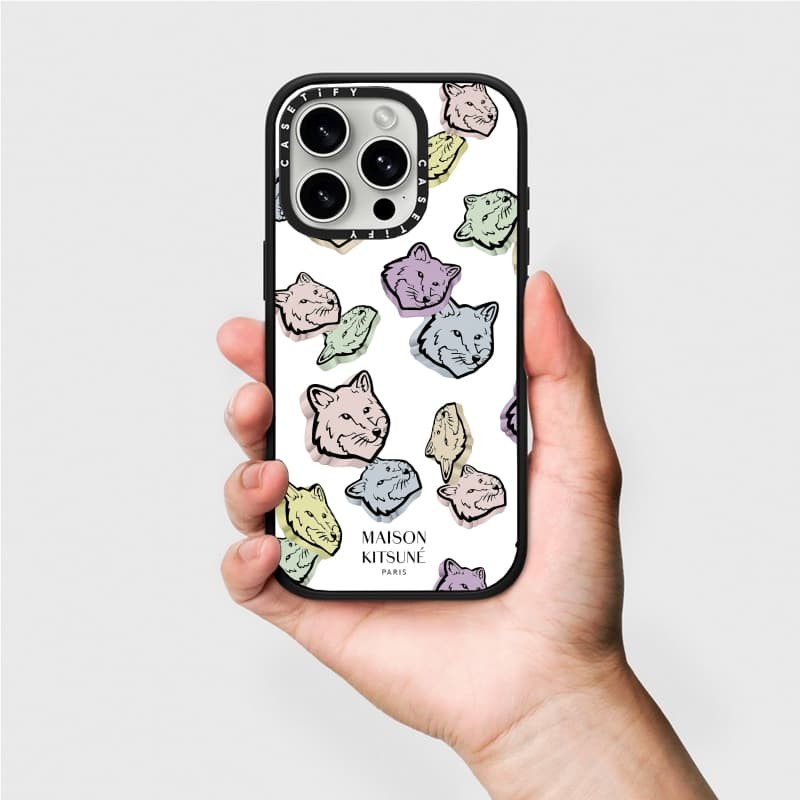 Maison Kitsuné Sprinkles Multi Case CASECASE X Maison Kitsuné Sprinkles Multi Case Matte Black Matte