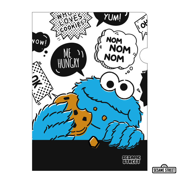 Bundanjai (แฟ้มซอง) SST- Cookie Monster A4 file folder W22.5xH31 cm ...