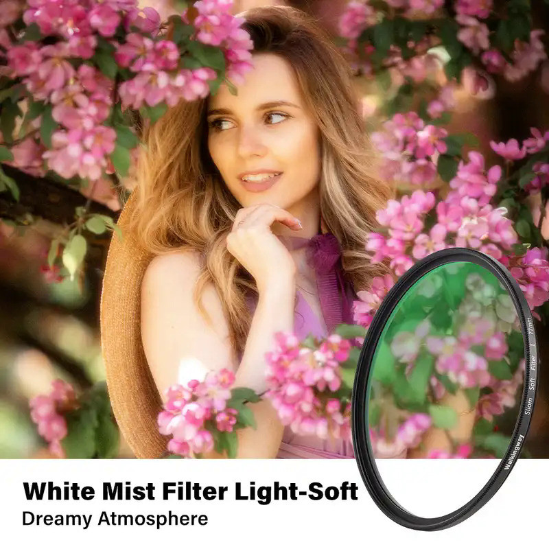 Walkingway Camera Pro Mist Filter Soft Focus Lens Filter 52/55/58/62/67 ...