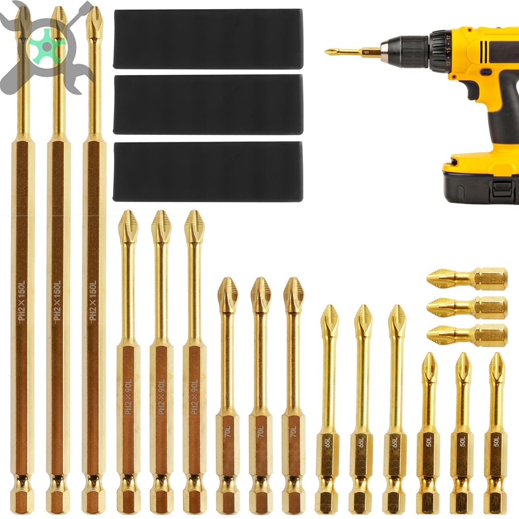 Magnetic Phillips Bits Set S2 Steel Phillips ไขควง Bits การออกแบบเคลือบ ...