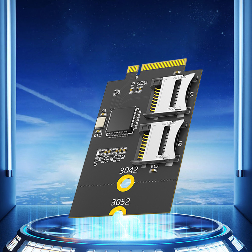 M.2 B Key USB Bus เป็นอะแดปเตอร์เครื่องอ่านการ์ด Micro SD รองรับ USB ...