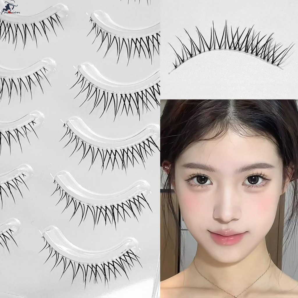 5 คู่ธรรมชาติดู Full Strip Lashes แต่งหน้า Extensions Strip Lashes ...