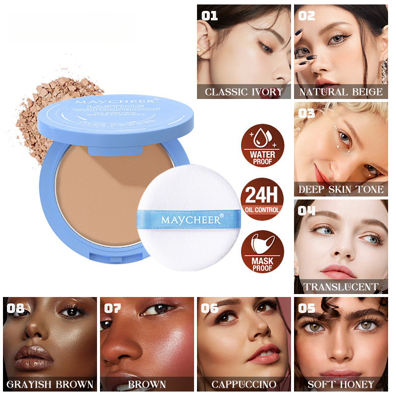 เครื่องสำอาง Silky Matte Soft Light Powder Oil contrappl matee Flawless ...