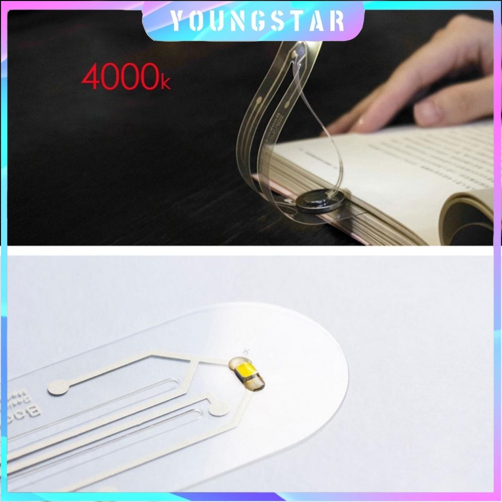 FYG แบบพกพามินิไฟ LED 4000K Eye Protection Mini Night Light ไฟอ่านหนังสือคลิปหนังสือแสงอ่านหนังสือ L3W3
