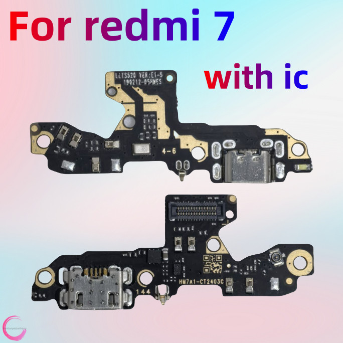 สําหรับ Xiaomi Redmi 7 ใหม่ Micro USB ชาร์จแท่นชาร์จเชื่อมต่อพอร์ตบอร์ด ...