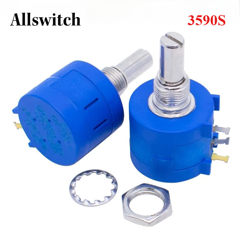 50k Potentiometer 3590S Precision 10-Turn Potentiometer - Choose Resistance: 100K, 2K, 5K, 10K, 20K, 50K Ohm Wirewound Pot - Foto 6