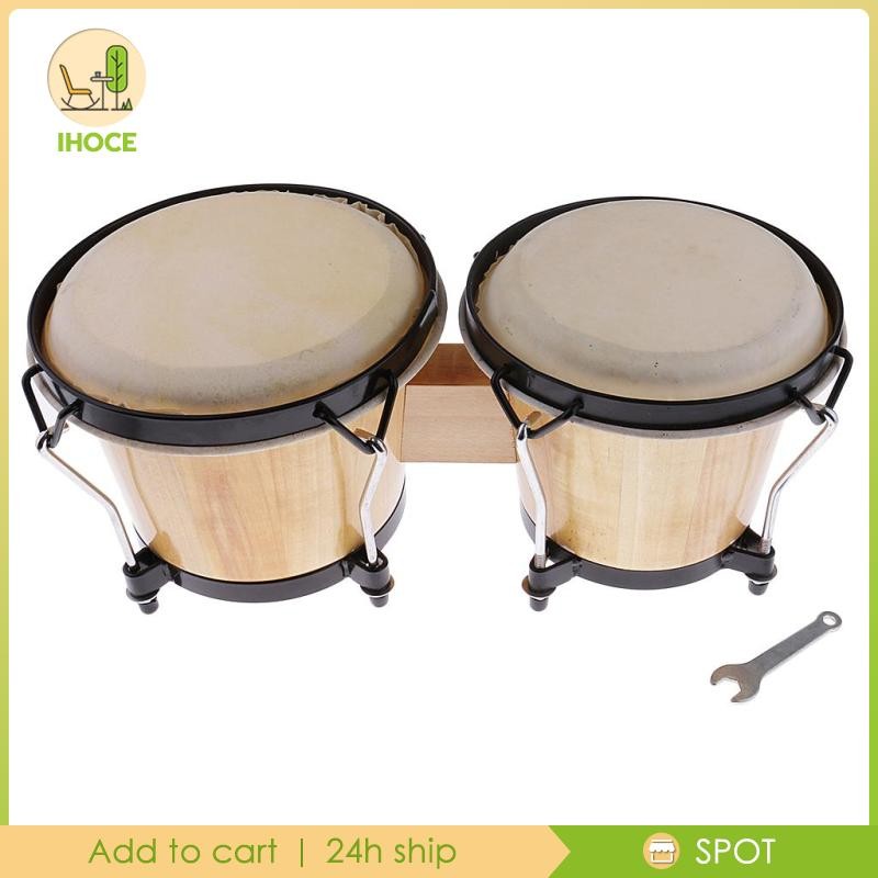 [Ihoce] ชุดไม้ Bongo กลองกลองแอฟริกันกลองเครื่องเพอร์คัชชัน Party ...