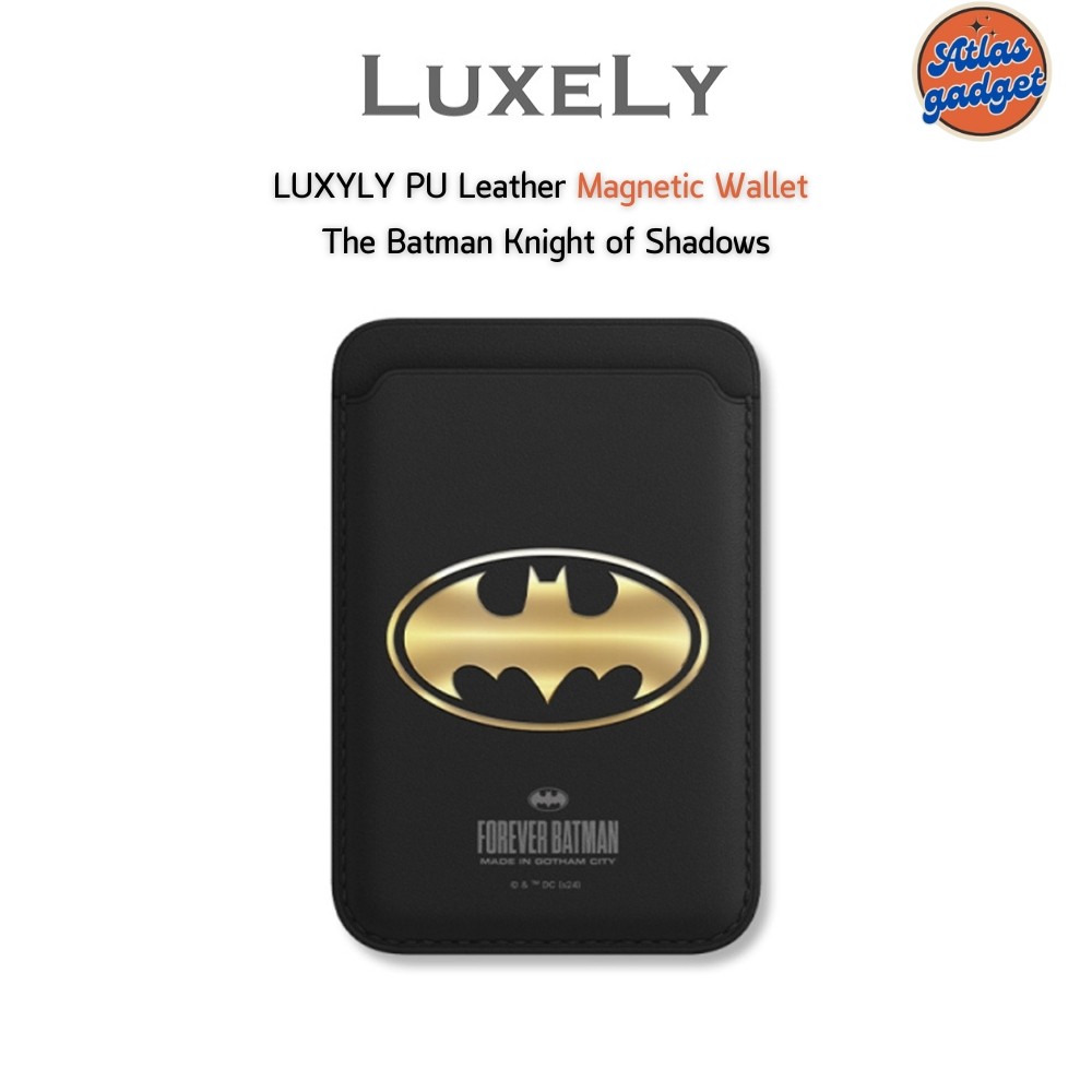 LUXYLY PU Leather Magnetic Wallet The Batman Knight of Shadows ที่เก็บ ...