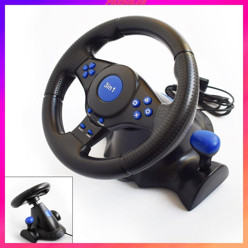 [Predolo2] Gaming Wheel Controller 3 PC Game พร้อม Accelerating และ ...