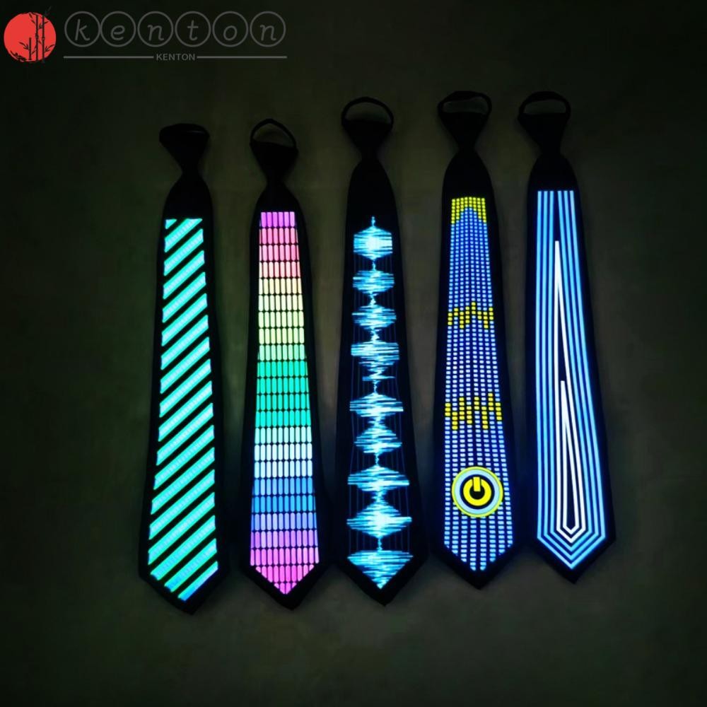 Cyberpunk Rave Clothing Luminous Necktie
