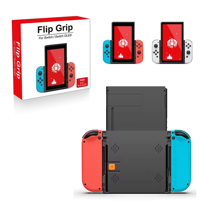 วงเล็บแนวตั้ง Grip Flip สําหรับ Nintendo Switch/NS OLED เกมคอนโซลจอยสติ ...