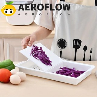 Aeroflow Đĩa cắt 3 trong 1, đĩa cắt chống trượt hai mặt, dao bếp kiểu Nhật bằng nhựa dạng lật trên, chịu được cắt rau