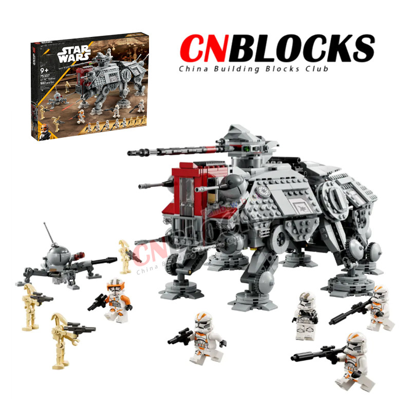 Star Wars รุ่น 75337 AT-TE Walker Building Blocks ประกอบเครื่องประดับ ...