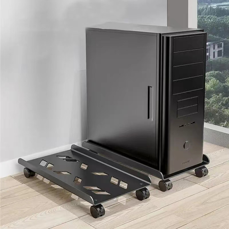 Mobile Computer Tower Rack CPU Rack พร้อมล้อล็อค Rolling Desktop Stand ...