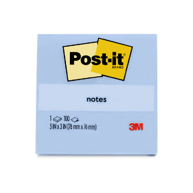 Post-it โน้ต รุ่น 654 3x3 นิ้ว สีพาสเทลฟ้า | Shopee Thailand
