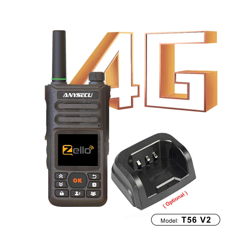 Auricular o micrófono de radio de red Anysecu 4G apto para teléfono móvil W6 W6PLUS Zello - AliExprs 202192403