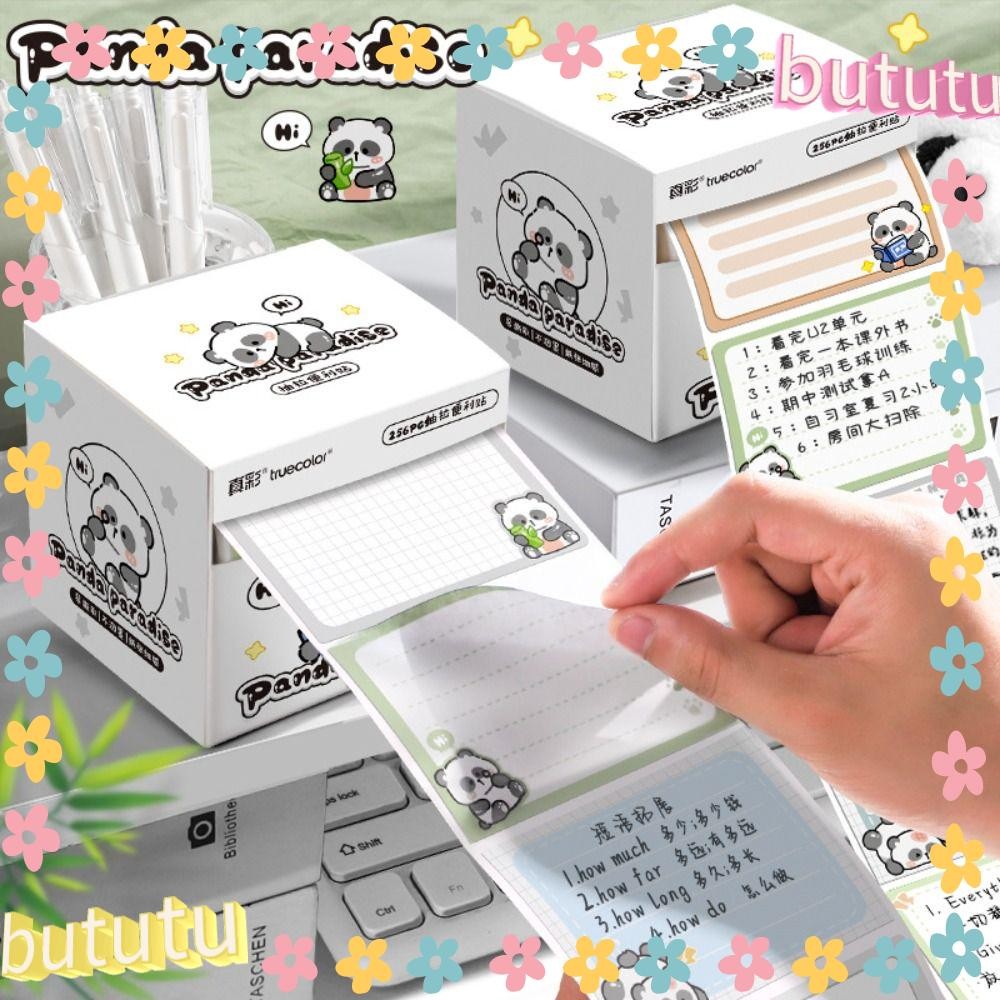 Butu 256 ชิ้น/เซ็ตป้ายสติกเกอร์,กาวเต็มดึงออกประเภท Sticky Notes,คุณภาพ ...