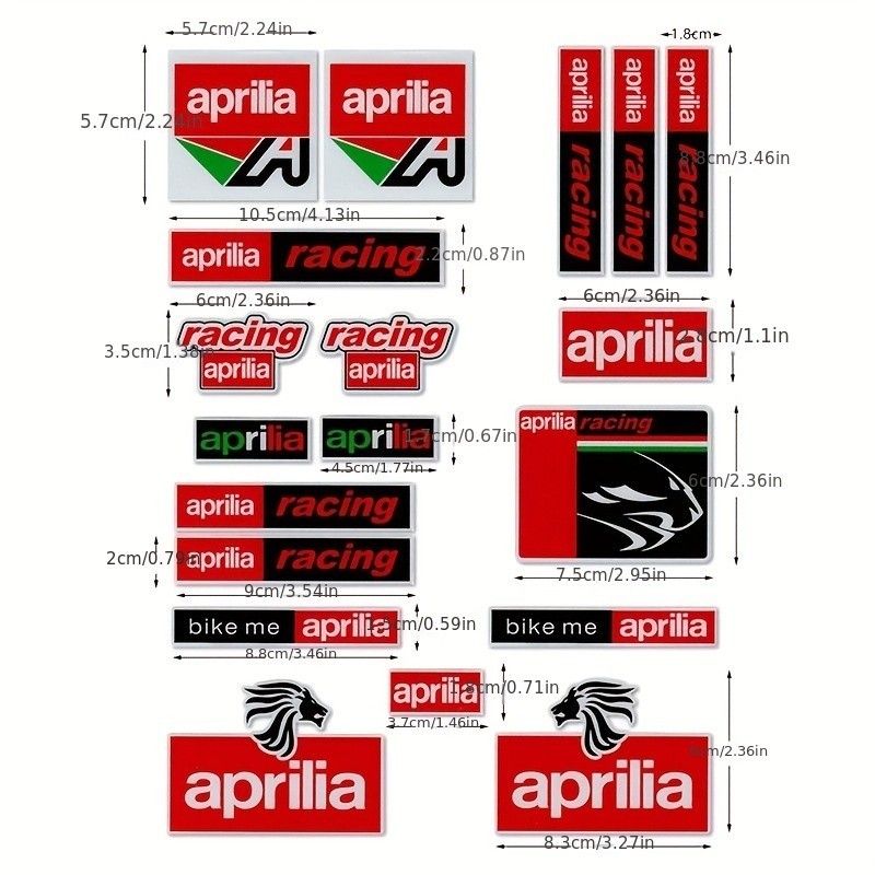 Aprilia GPR150R/125/250RSV4 สติ๊กเกอร์มอเตอร์ไซค์ สติ๊กเกอร์หมวกกันน็อค ...