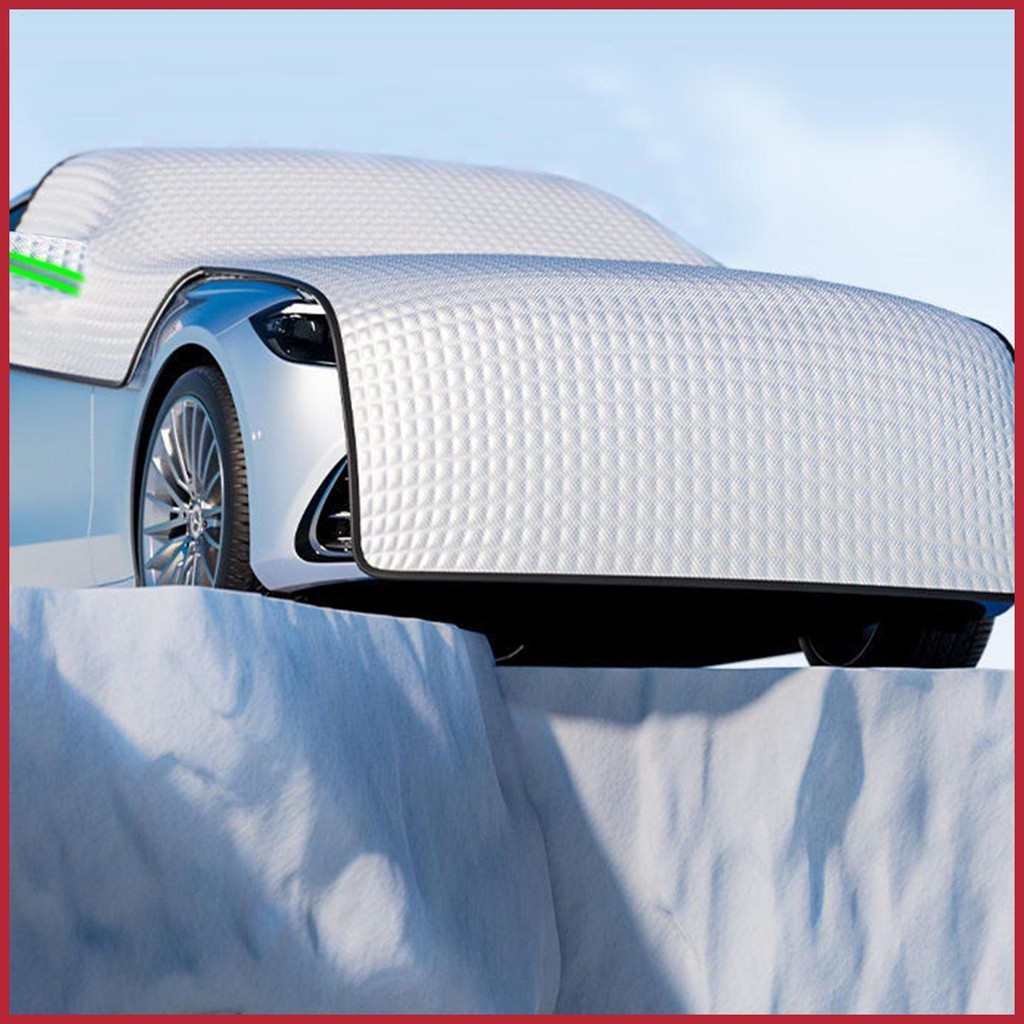 Snow Car Cover Thicken Extended Frost Guard ฝาครอบกระจกกลางแจ้งพับฝา ...