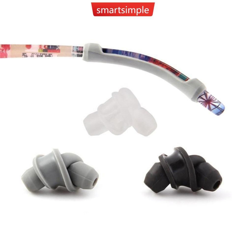 SMARTSIMPLE ซิลิโคนวัดลื่นแว่นตาเท้ากรอบแว่นตาหูตะขอลื่นแผ่นรองหูฟัง ...