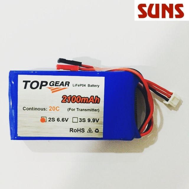 Batteria LiPo 2200mAh 6.6V Per Trasmettitori Futaba 14SG, 18SZ, 16SZ, T8J – Ricambio Per Telecomandi RC - 2