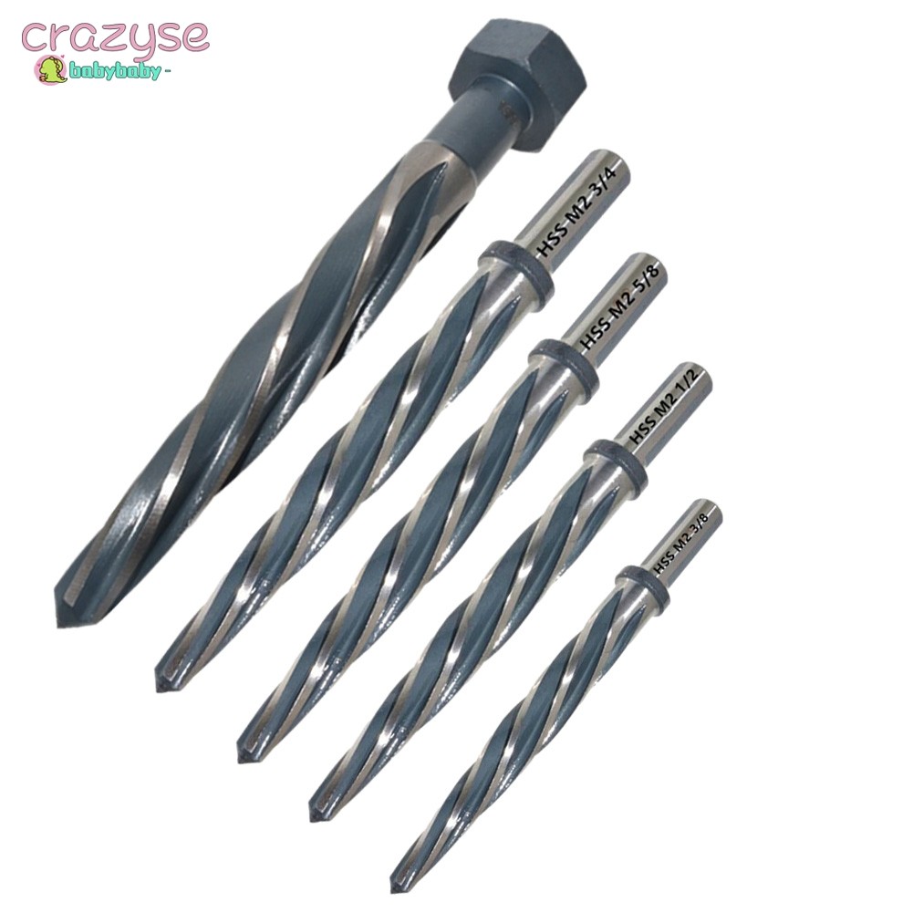 [Cra]คุณภาพสูง 1/2 นิ้ว Shank Bridge Reamer Bit HSS Taper เกลียวขลุ่ย ...