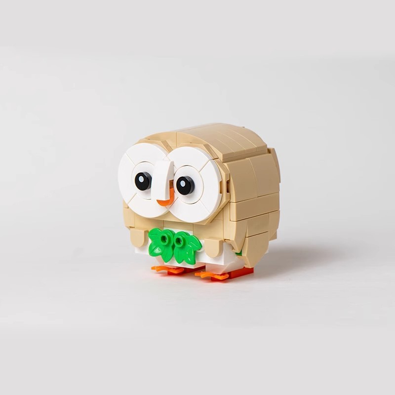 Pokémon Rowlet รุ่น Building Blocks ประกอบของเล่นเพื่อการศึกษาของขวัญ ...