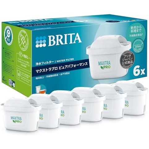 Brita Replacement MicroDisc Filters – 4-Pack For Bottle & Carafe Purifiers, PFOS/PFOA Removal Tested