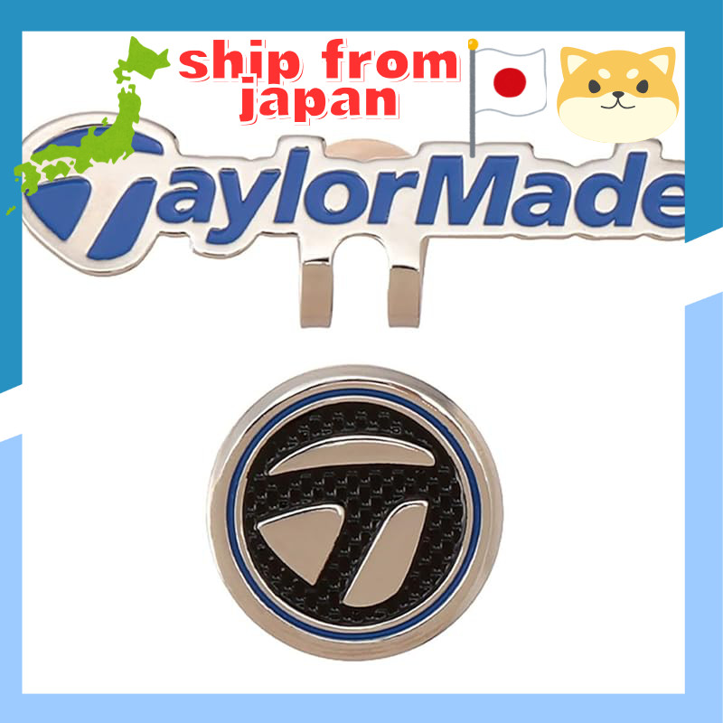 taylor-made-carbon-graphic-cap-ball-marker-blue-men-s-golf-marker-24ss