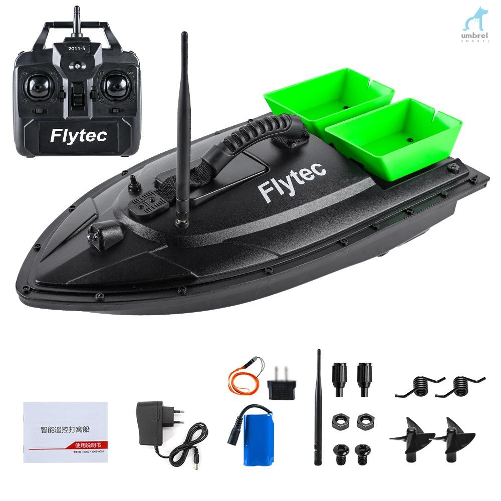 Flytec 500m Remote Dual Motor Led Fish พร้อมเหยื่อเรือมอเตอร์ปลา Rc ...