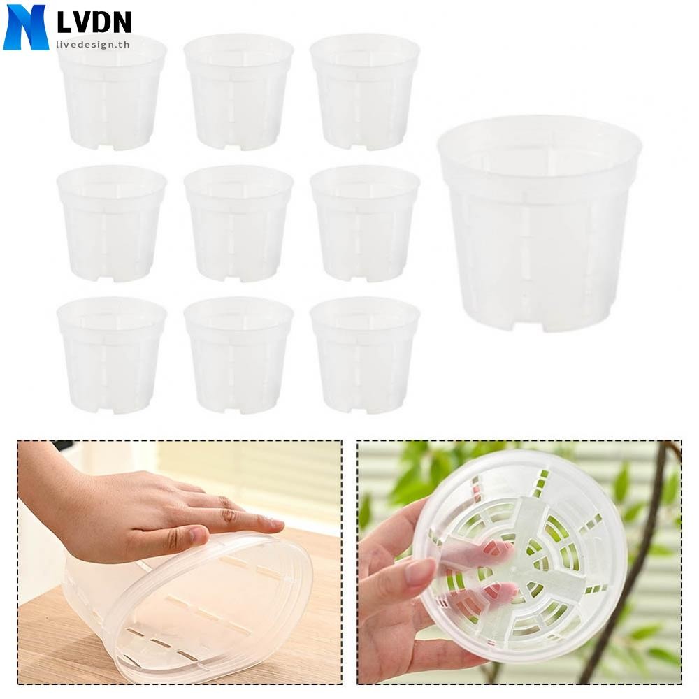 Clear Root Control Pots with Multiple Drainage Holes for Preventing ...