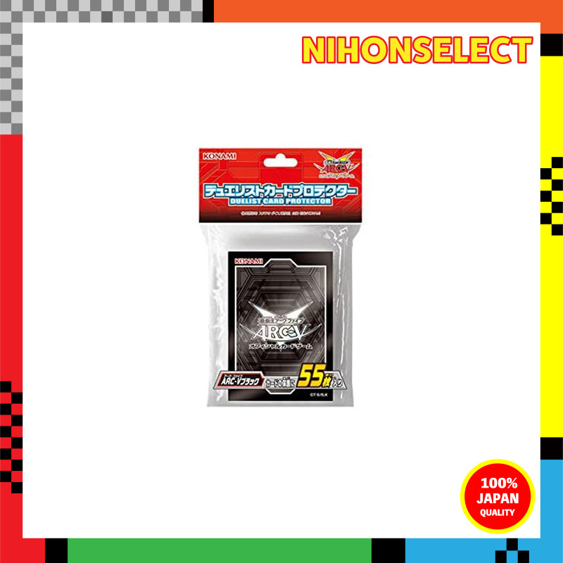 Yu-Gi-Oh! Japanese Version Duelist Card Protector ARC-V Black - 55 Card  Sleeves | Shopee Thailand
