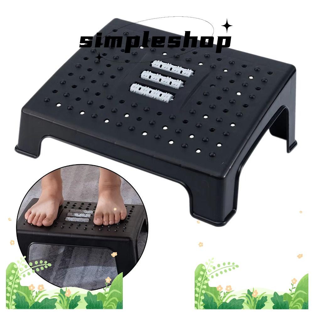 Simple สตูลนวดเท้า, แบบพกพา Ergonomic Foot Rest คุณภาพสูงพร้อมลูกกลิ้ง ...