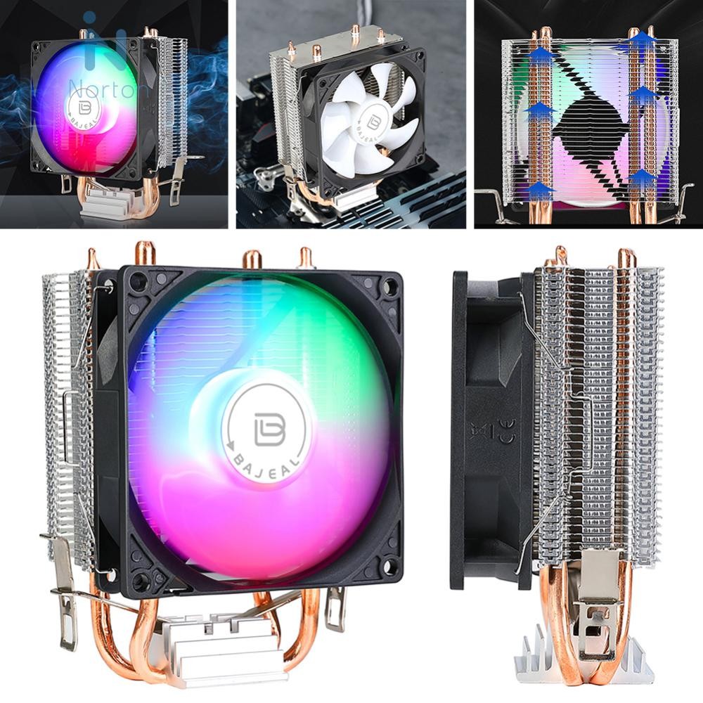 Cpu Cooler 3PIN พัดลม RGB เงียบสําหรับ Intel LGA775 1150/1151/1155/1156 ...