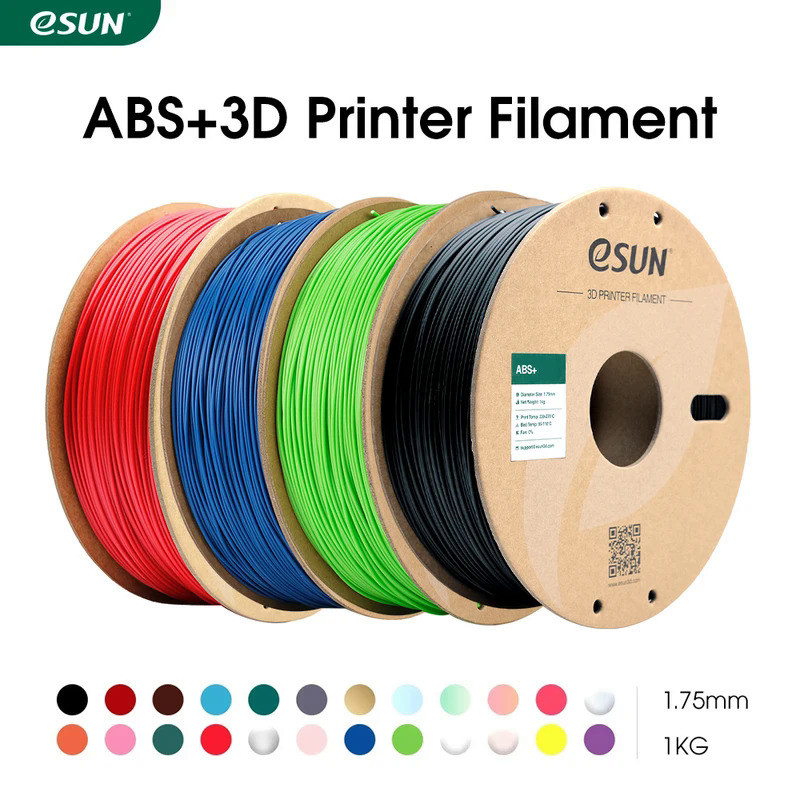 eSUN ABS+ Filament 1.75mm ABS Plus 3D Printer Filament Accuracy +/- 0 ...