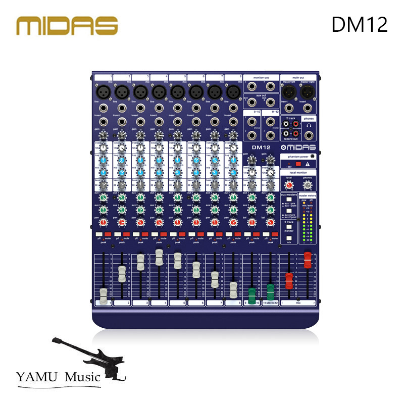 Midas DM12 Mixer Analogico 12 Ingressi - Preamplificatori Midas Per Live E Studio - Foto 8