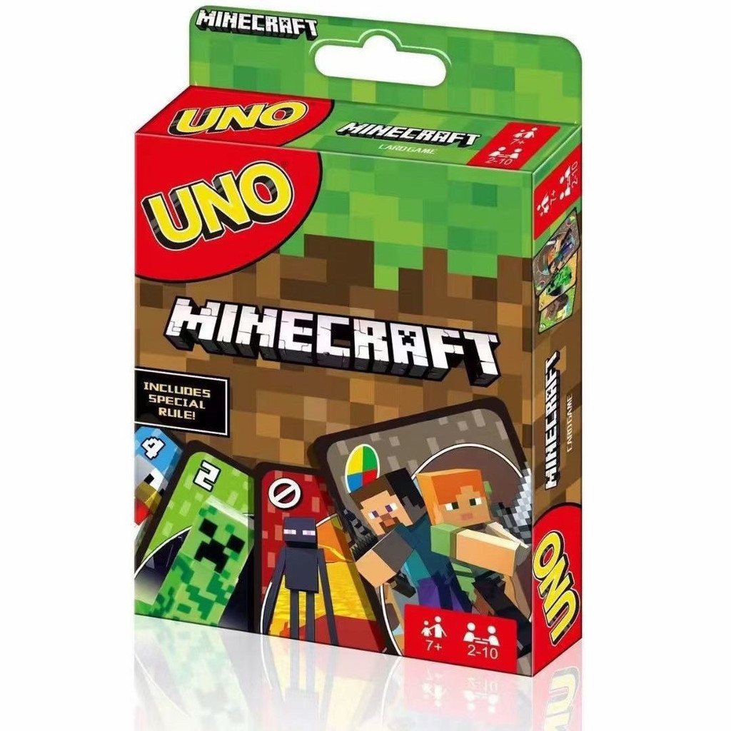 Uno minecraft minecraft uno Card Cube Creeper Magic การ์ดเกมจับคู่เกม ...